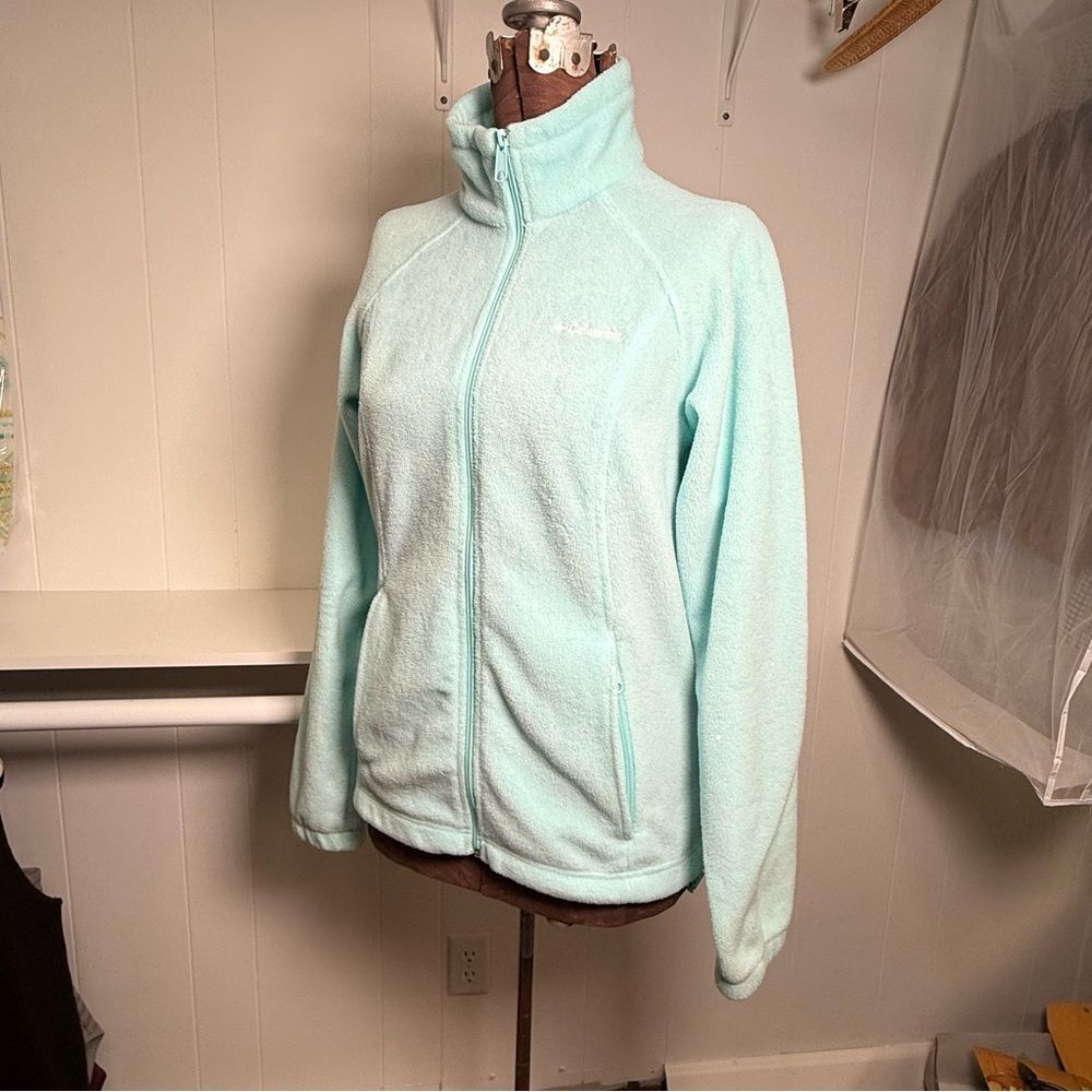 Columbia Aqua Fleece Zip-Front Jacket Size Medium